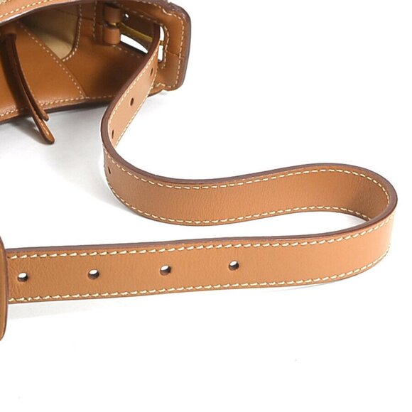 Auth TOD’S Shoulder Bag Beige/Brown Bore/Leather - Picture 8 of 15